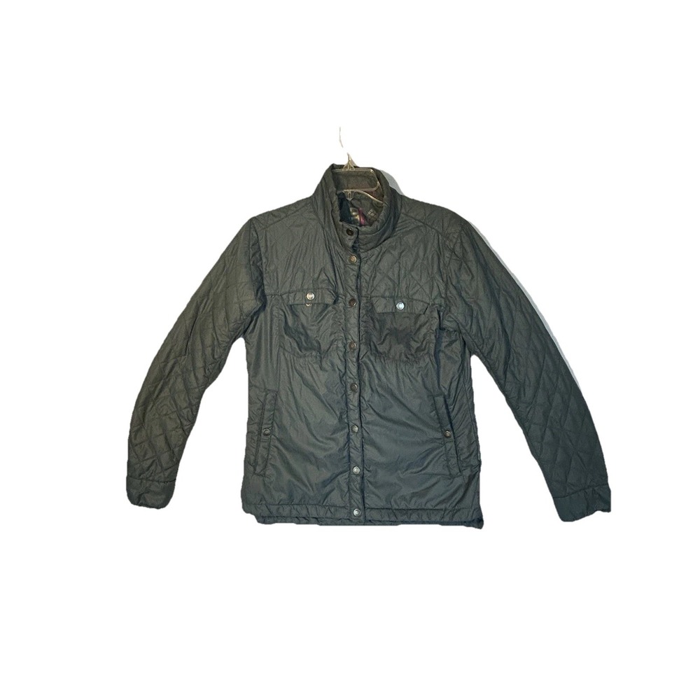 Stio Skycrest Women's Insulated Snap Shirt Mountain Shadow Blue Size Medium READ